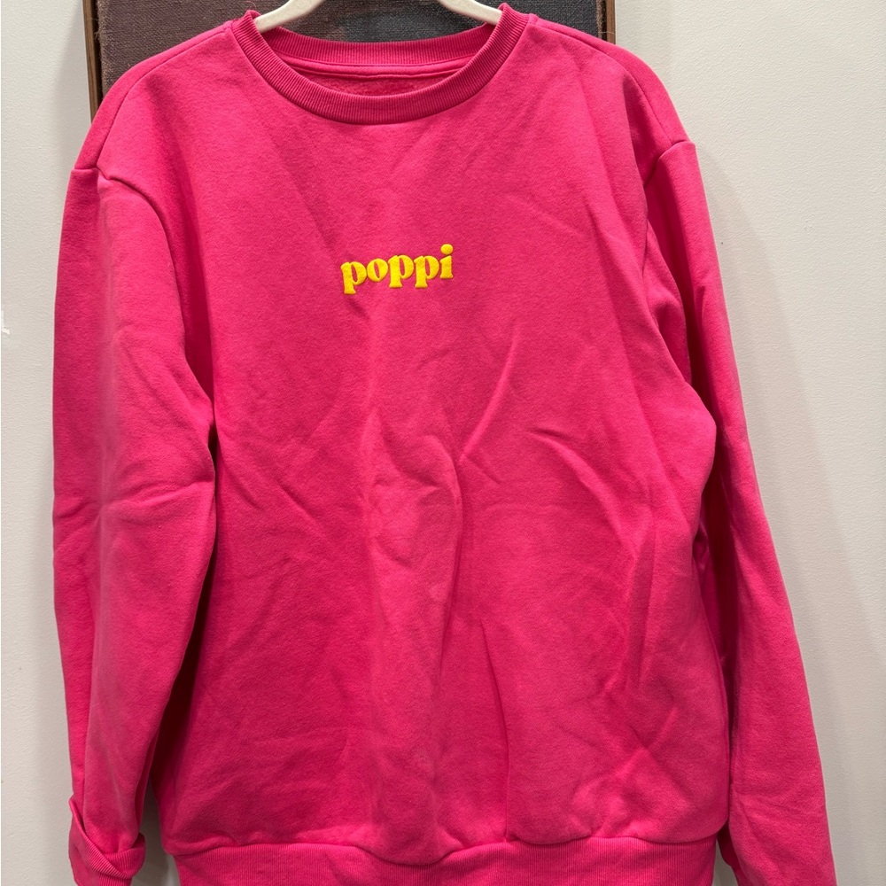 Poppi Pink Sweatshirt Women’s Small ~ GREAT CONDITION